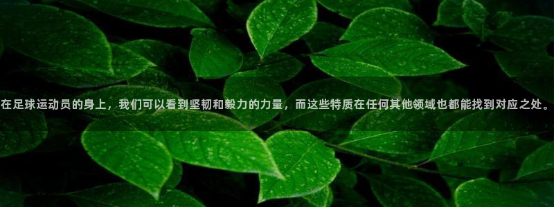 JJB竞技宝官方正版app集团官网首页:在足球运动员的身上,